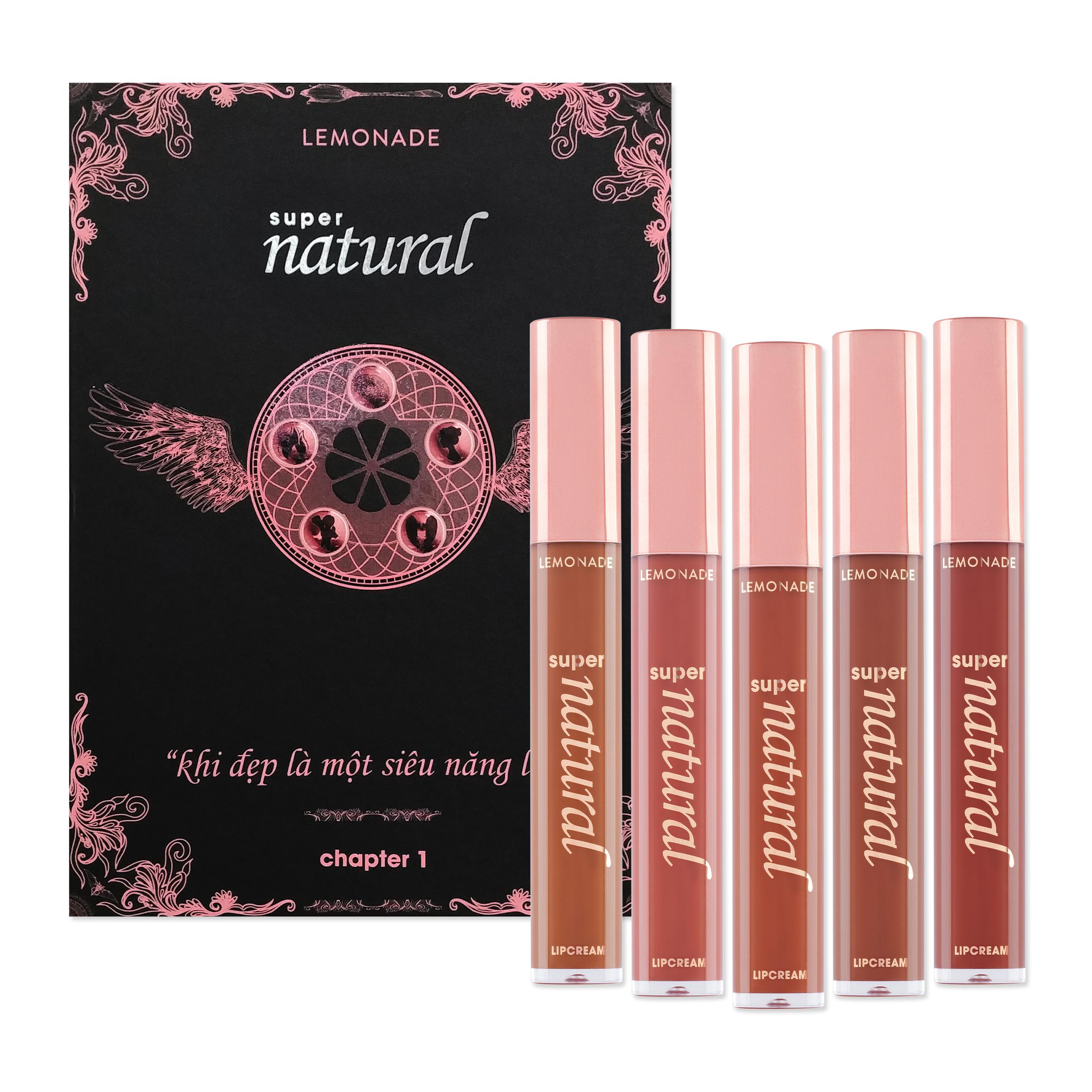 Combo 5 son Super Natural Matte Lipcream 5g x 5