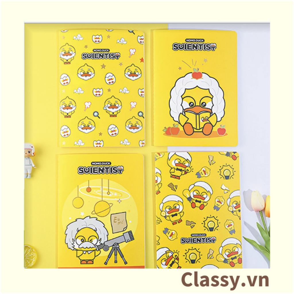 Kẹp giấy A4 Classy cute ngộ nghĩnh NoMo Duck Space Travel Vịt Vàng Lưu Trữ Hồ Sơ PK972