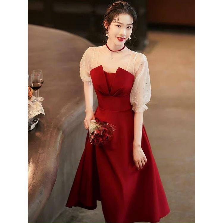 ĐẦM XÒE PHỐI LƯỚI SAO SANG CHẢNH THỜI TRANG NỮ SÀNH ĐIỆU TÔN DÁNG SIÊU XINH CHO CÁC CHỊ EM