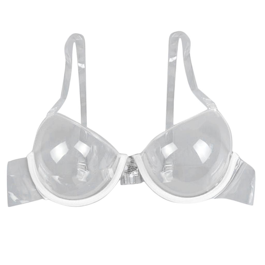 Clear Disposable Underwire Bra Women's  Push Up Bras Adjustable