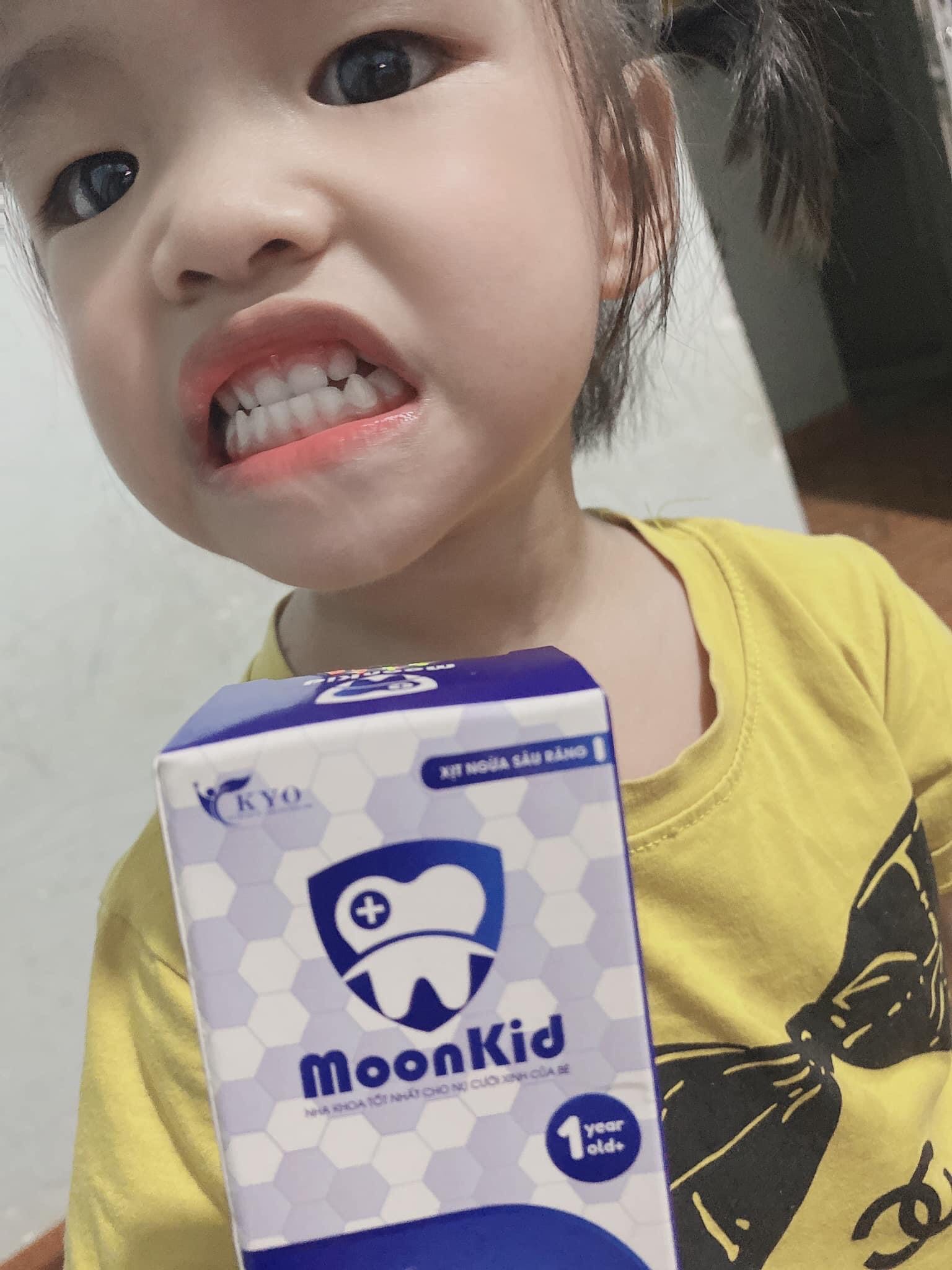 Xịt Ngừa Sâu Răng MOONKID, giảm đau răng, ngăn ngừa sâu răng, hà răng cho bé - 30ml