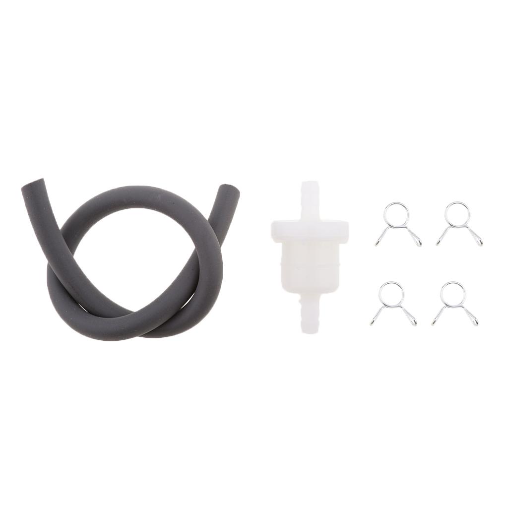 49cc 2-Stroke Mini Motor Pocket Bike Fuel Gas Tank Filter Black Hose