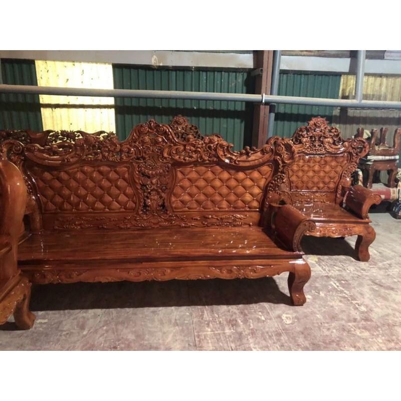 Bộ bàn ghế hoàng da giá thật