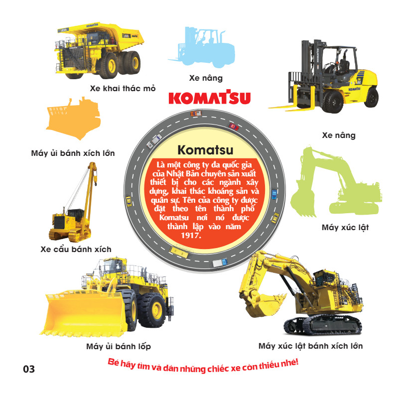 Sách - Trò Chơi Bóc Dán Hình Sticker IQ EQ CQ - Xe Công Trình - Tập 2 (VT)