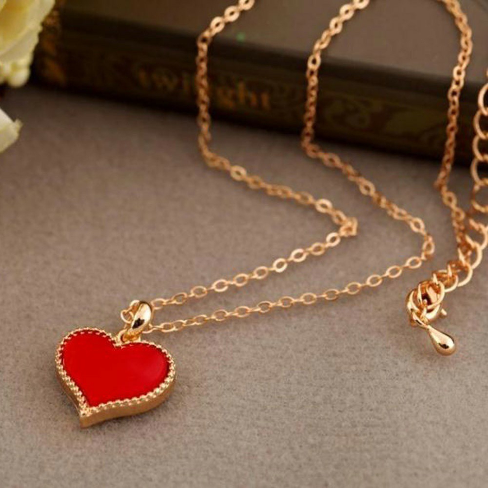Dây Chuyền Nữ Trang Mặt Trái Tim Xinh Xắn