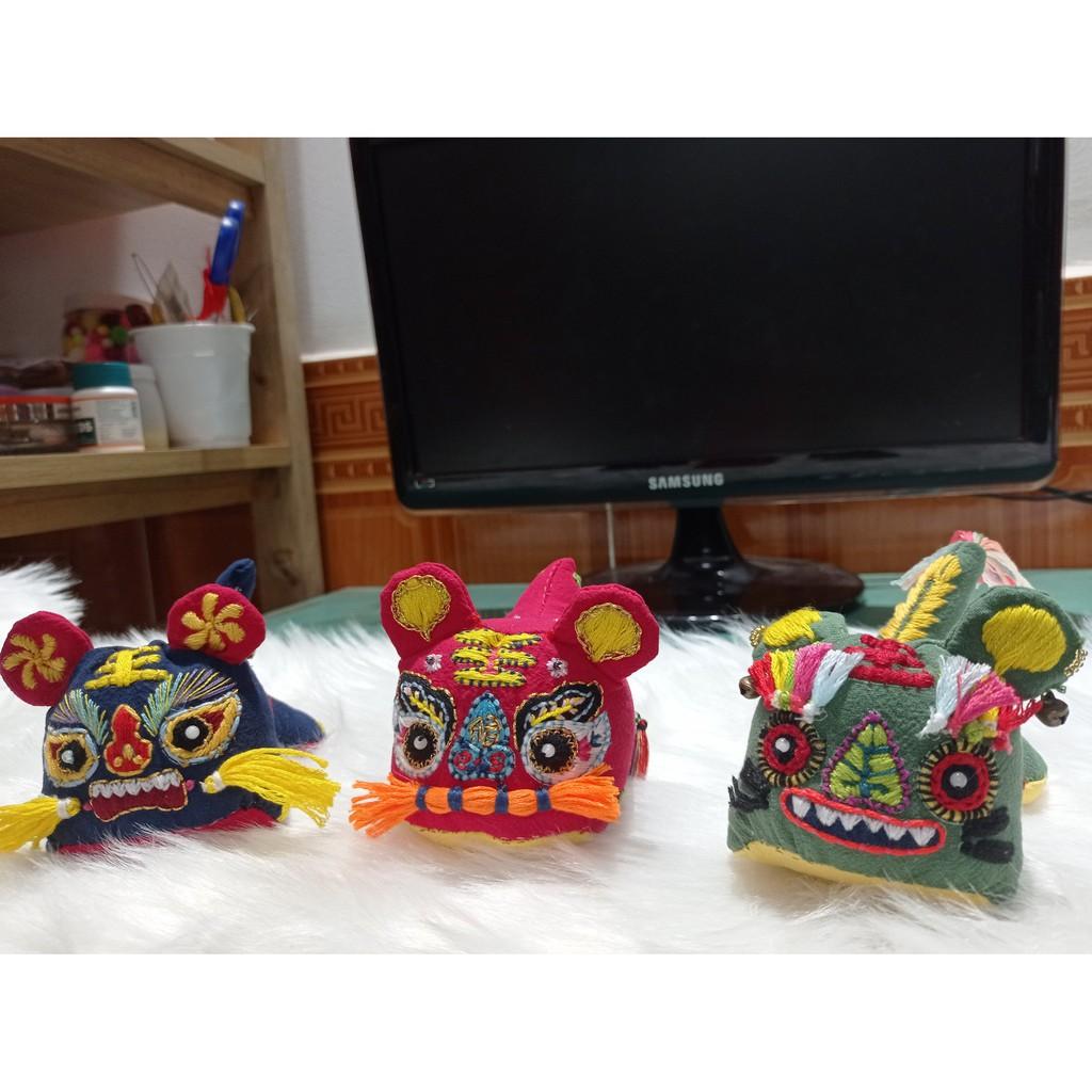 Túi thêu DIY nhà Na làm sẵn TÚI THƠM NGŨ HỔ PHÁT TÀI - TRÂU ĐẠI CA - TỲ HƯƠU - Nana Shop Handmade