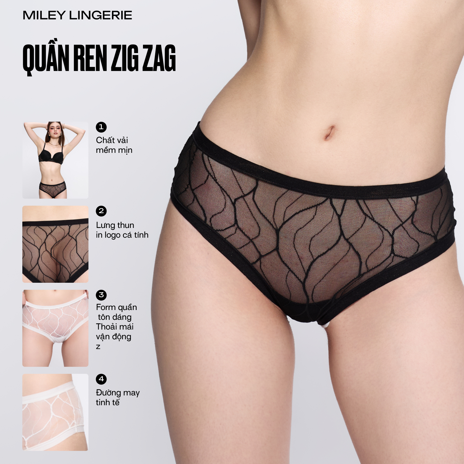 Quần Lót Ren Zig Zac Likia