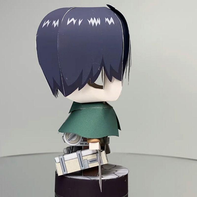 Mô hình giấy anime chibi Eren Yeager