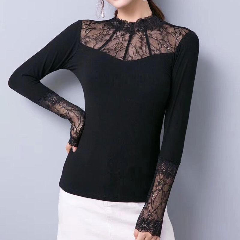 Chữ V Gợi Cảm Quần Lót Mỏng Nữ Ấm Áp Nỉ Nữ Thời Trang Cơ Thể Feminino Cơ Bản Áo Nữ Nhiệt Quần Áo