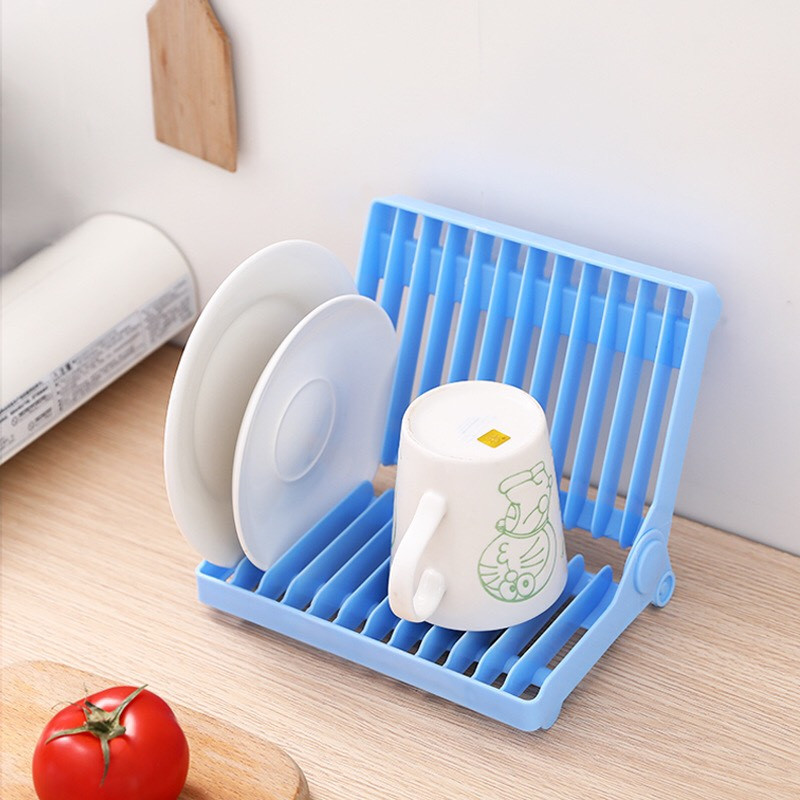 Kệ úp đĩa gấp gọn tiện dụng - giao ngẫu nhiên
