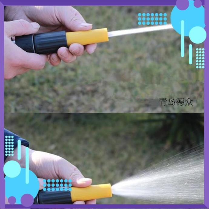 Vòi Xịt️ Bộ dây vòi xịt nước rửa xe, tưới cây , tăng áp 3 lần, loại 15m 206622-5 cút sập,nối đen+ mở chai