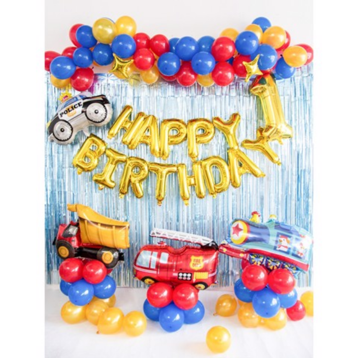 Bộ bong bóng trang trí Phi Hành Gia Astronaut Birthday Set phg53