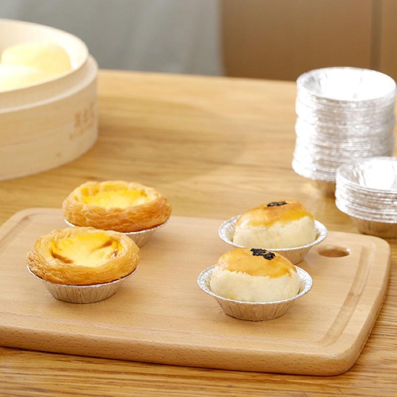 Khuôn giấy bạc nướng bánh - lót bánh tart trứng dùng 1 lần