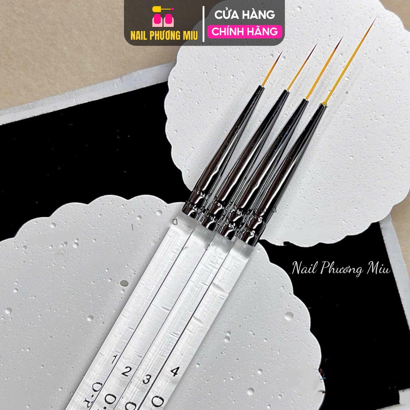 Cọ Nét Cán Trong Kolinsky OPI  6mm 9mm Làm Nail, Đầu Cọ Lông Sợi Tổng Hợp, Nhiều Size Vẽ Chi Tiết Nhỏ Chính Xác Nữ Women