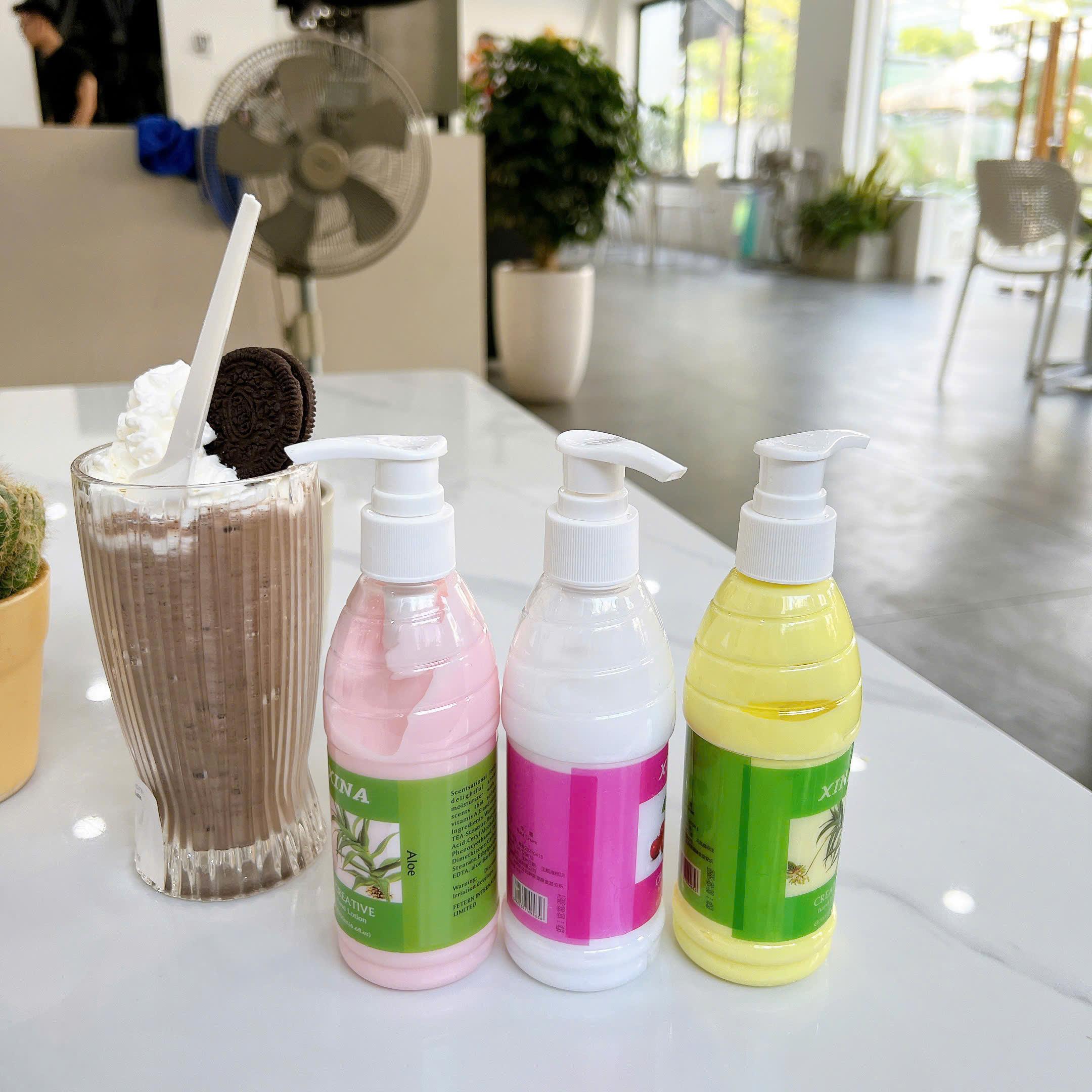 Kem Mềm Da Xina Hương Thơm Dâu Nha Đam Làm Nail, Thẩm Thấu Nhanh, Vòi Bơm Tiện Lợi, Chất Kem Mềm Xốp Màu Ngẫu Nhiên