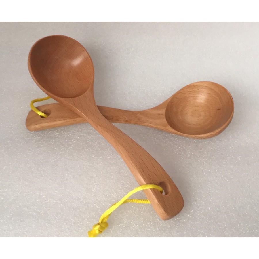 BỘ 2 VÁ CANH GỖ BEECH LỚN 25CM