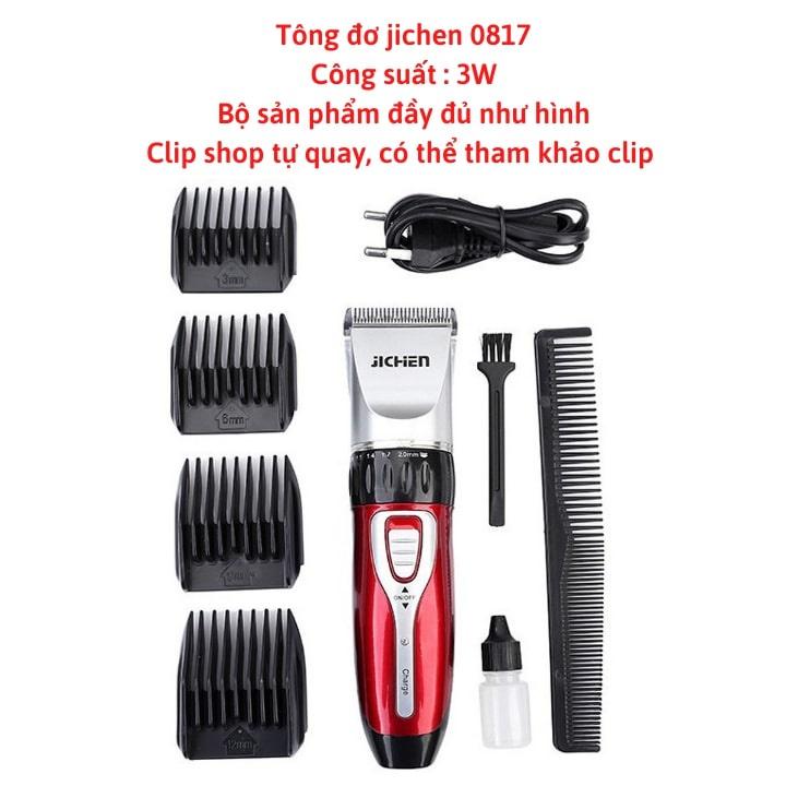 Tông đơ cắt tóc cho bé Jichen 0817 có lược chỉnh cỡ an toàn