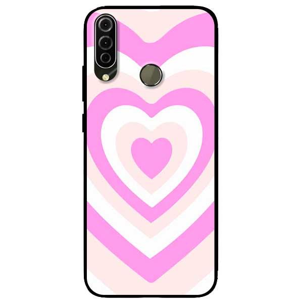 Ốp lưng dành cho Vsmart Joy 3 - Tim Cầu Vồng Trắng Hồng
