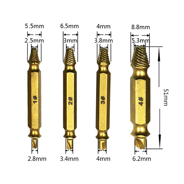 Bộ Tháo Đinh Ốc Vít Tòe Đầu V1