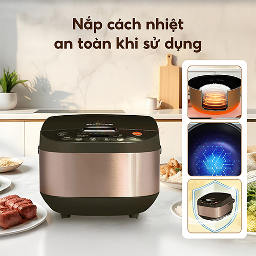 Nồi cơm điện tử Bluestone 1.5 lít RCB-5935 - Hàng chính hãng