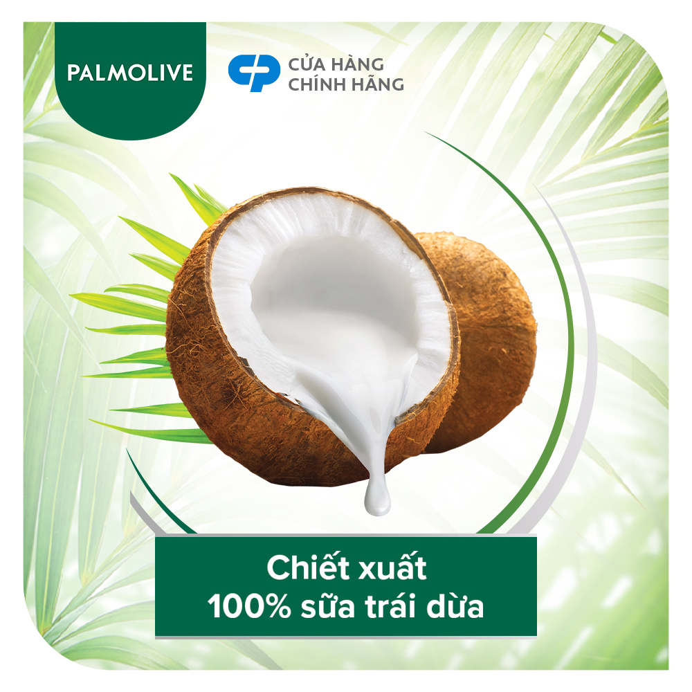 Bộ 2 dầu gội Palmolive 600ml Sữa dừa và Keratin kết hợp quả ô liu 600ml