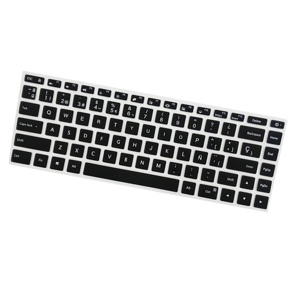Silicone Keyboard Skin Cover Protective Film Waterproof for 15.6''