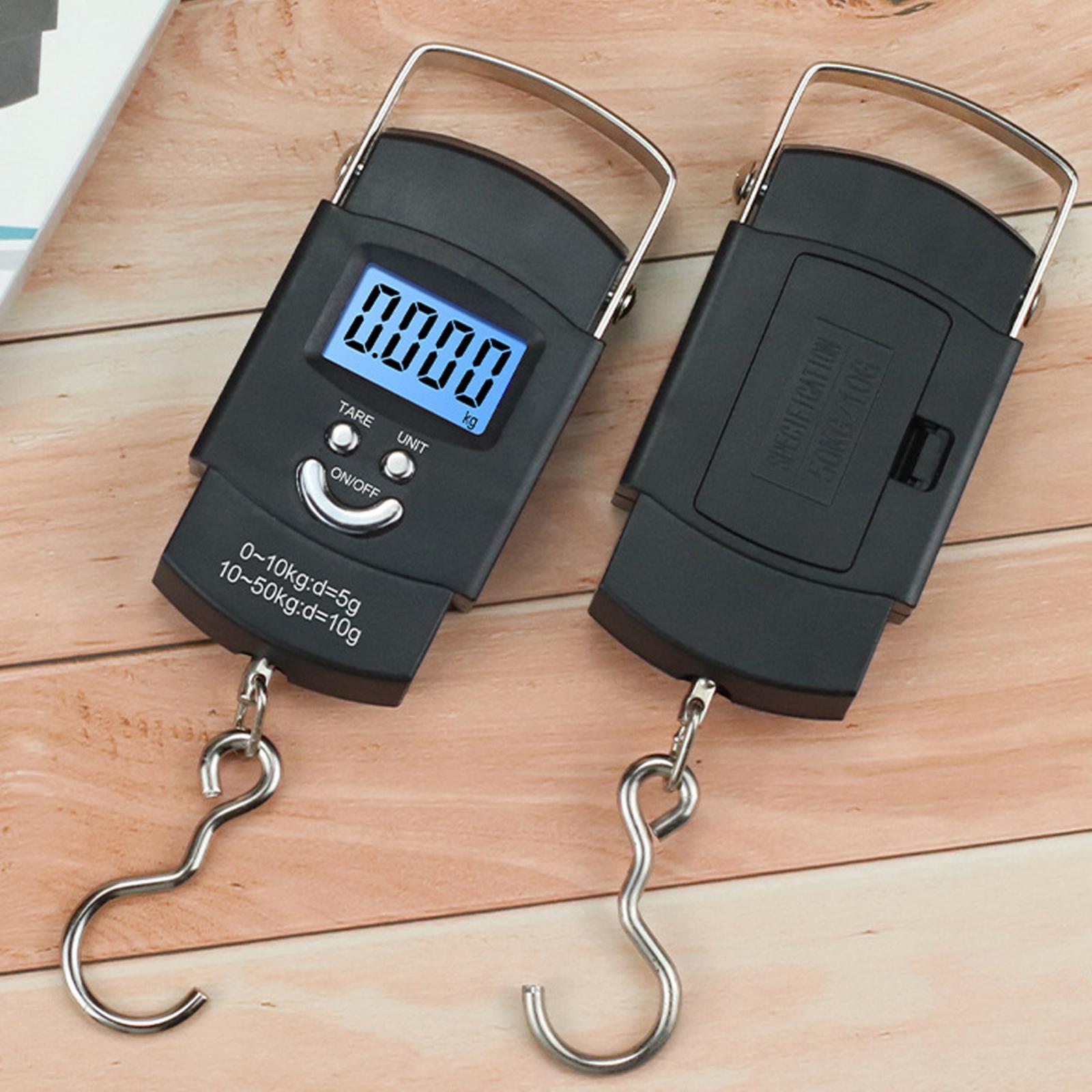 Fishing Digital Scale Hanging Travel Bag Backlight LCD Screen Suitcase Scale