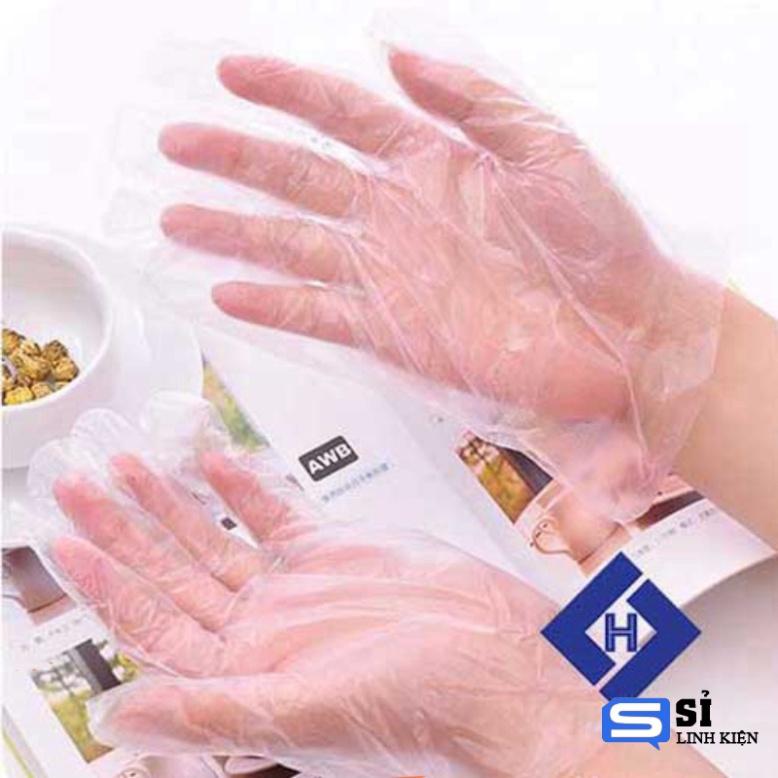 Combo 100 găng tay nilong dung 1 lần