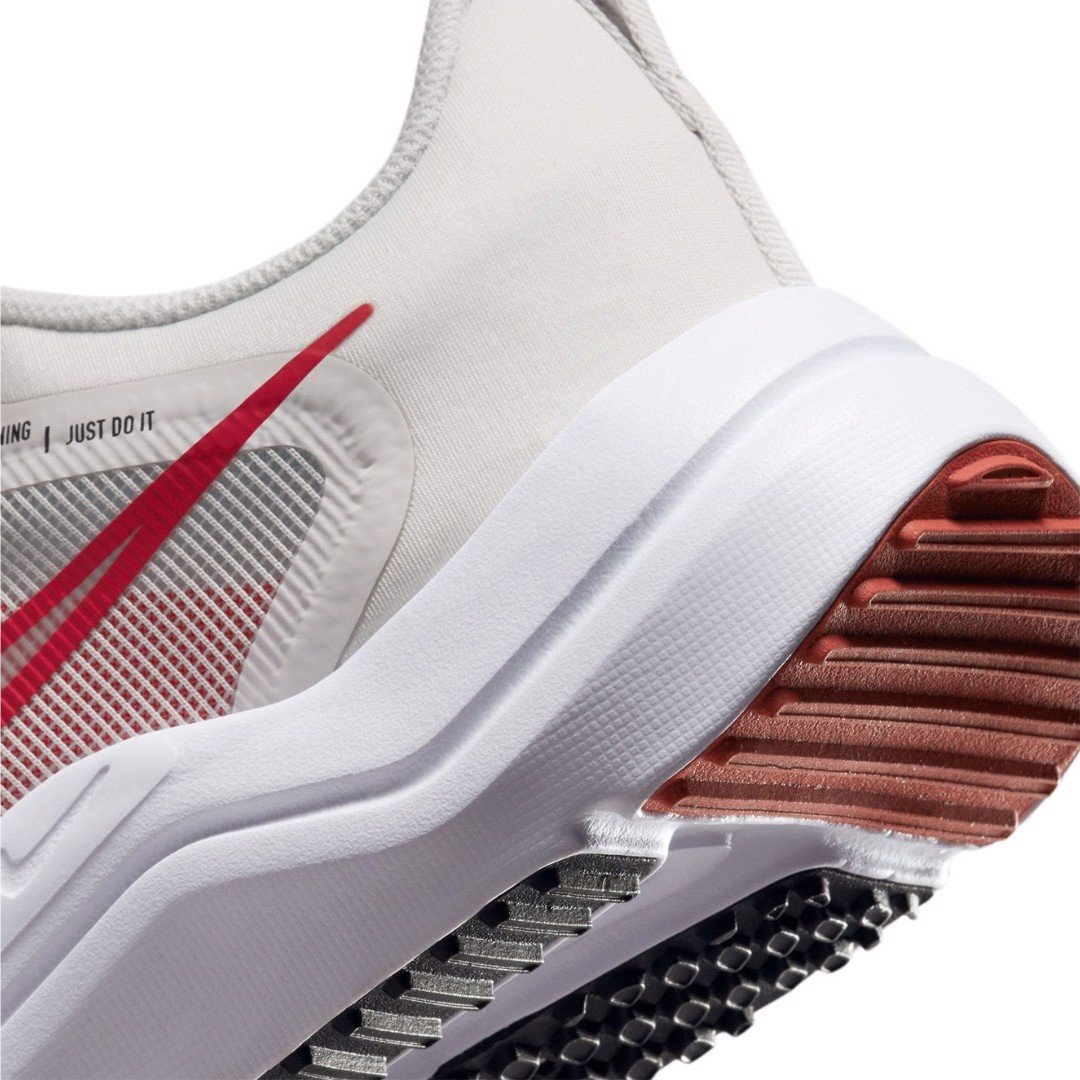 Giày chạy bộ nam NIKE DOWNSHIFTER 12 - PLATINUM TINT/LT CRIMSON-BLACK-WHITE - 9.5 US
