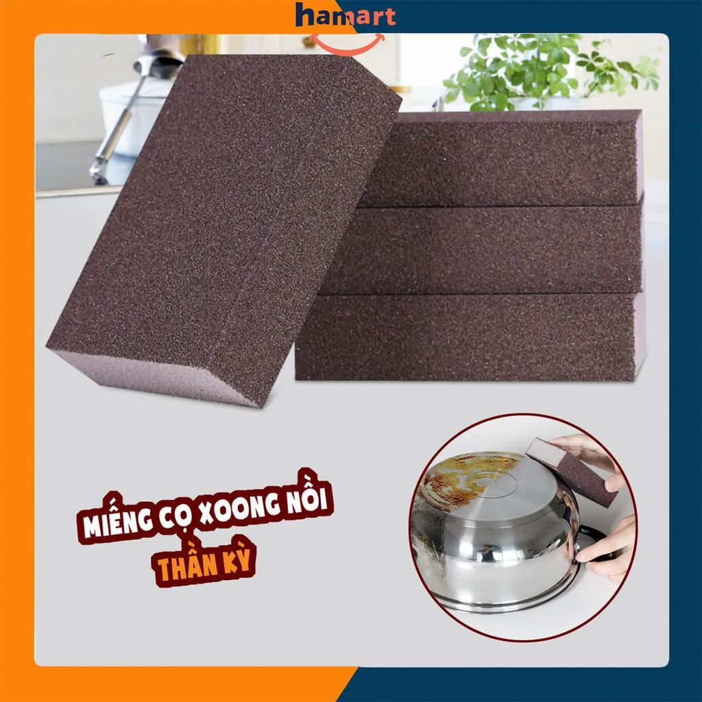 Miếng Cọ Xoong Chà Nồi INOX Đa Năng Magic Sponge Hamart Sạch Rỉ Sét Hiệu Quả