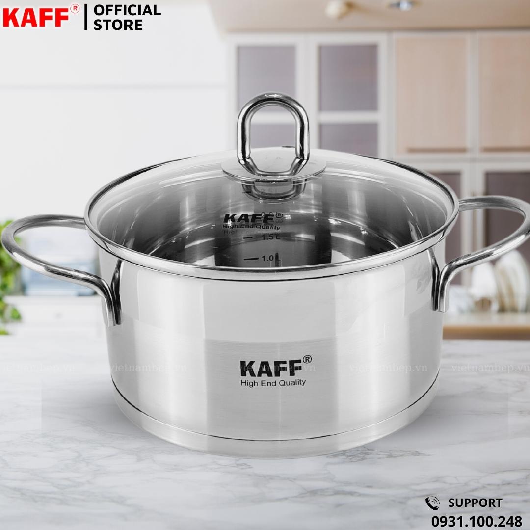 Bộ 3 nồi inox cao cấp KAFF KF-ST09304 - Combo1- Hàng chính hãng