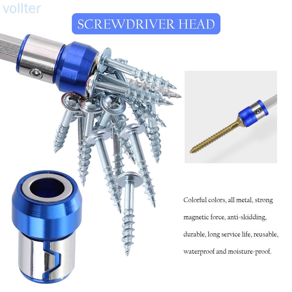 Electric Drill Screwdriver Bit Rotary Tool Screw Bolt Picking Ring Screwdriver Bit 6.35mm