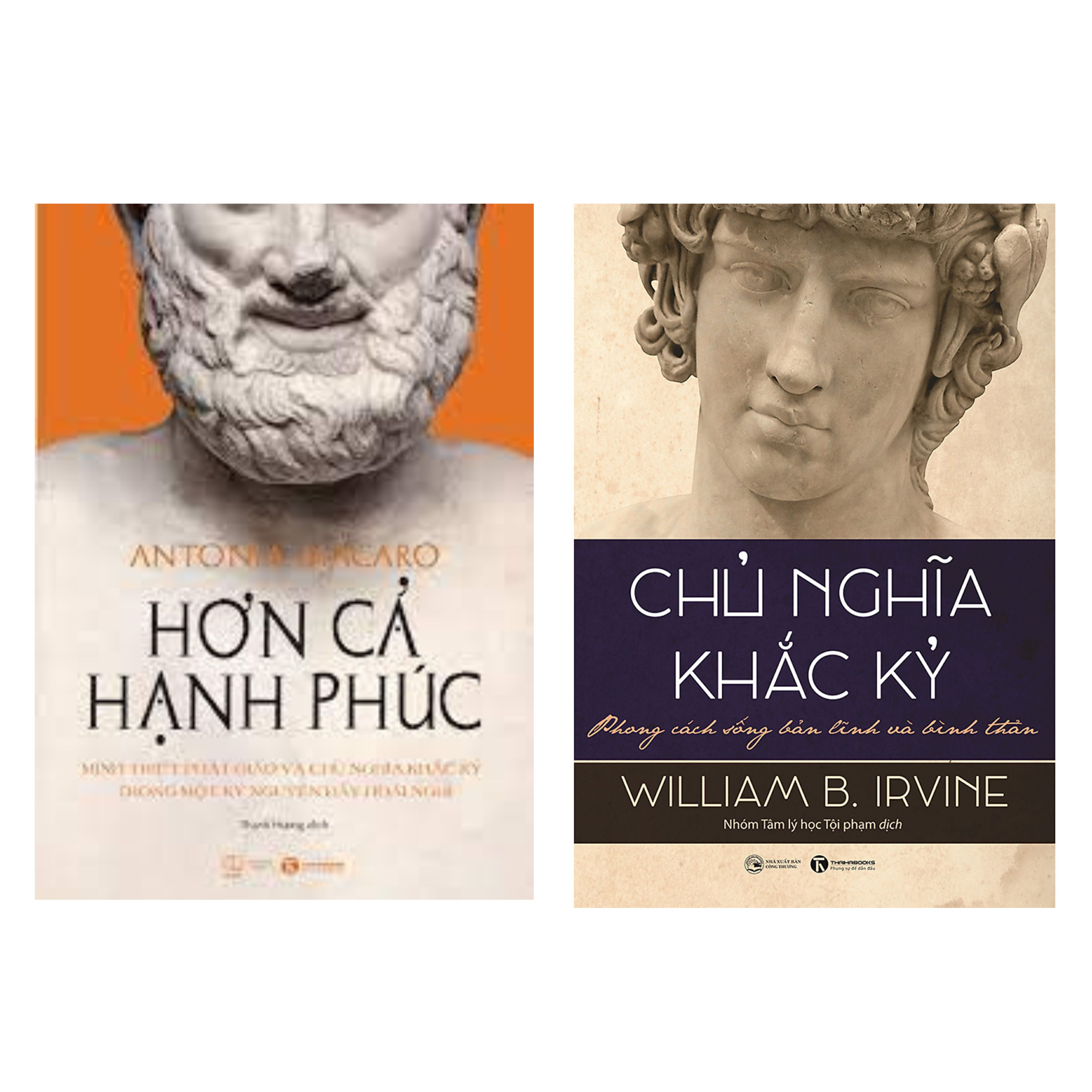 Sách Combo 2 Quyển Chủ Nghĩa Khắc Kỷ + Hơn Cả Hạnh Phúc - William B. Irvine(TH) (Tặng Bookmark)