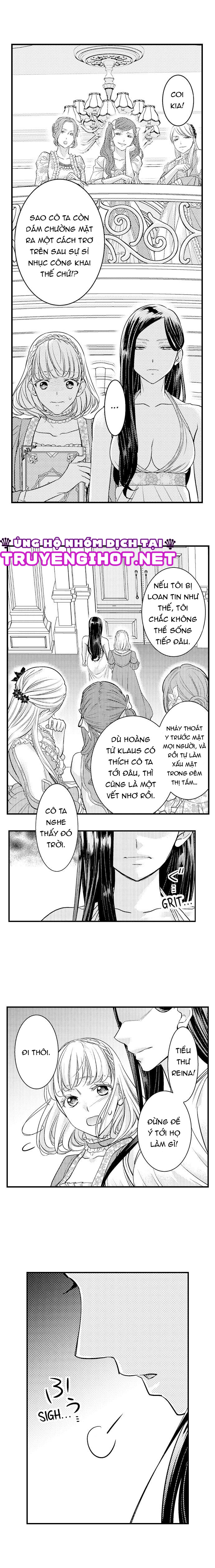 chuyển sinh vào thế giới khác ~ nếu muốn trở thành nữ hoàng hãy tìm cách để được hoàng đế sủng ái vào ban đêm chapter 14.1 5