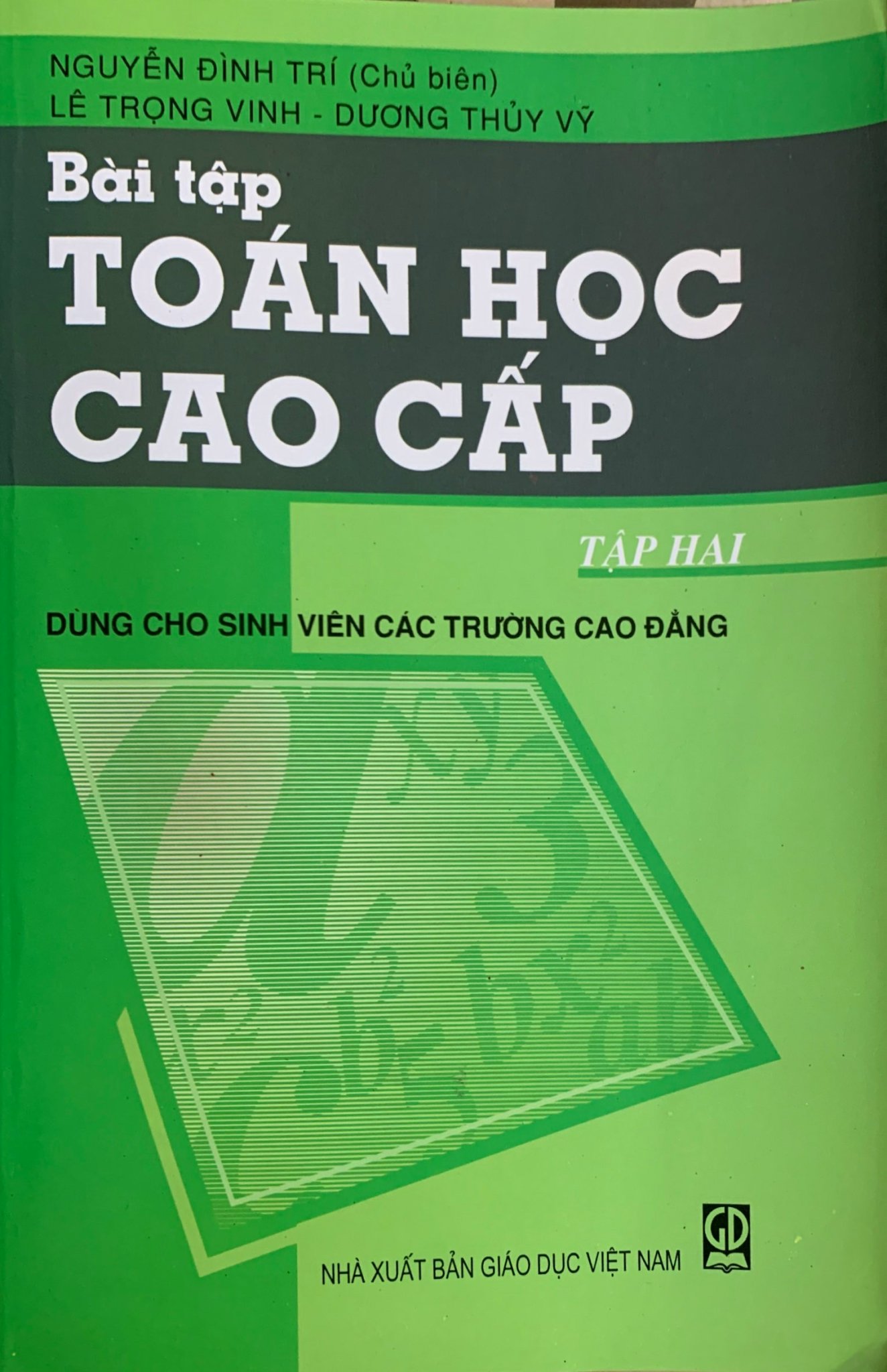 Bài tập Toán học cao cấp, tập 2