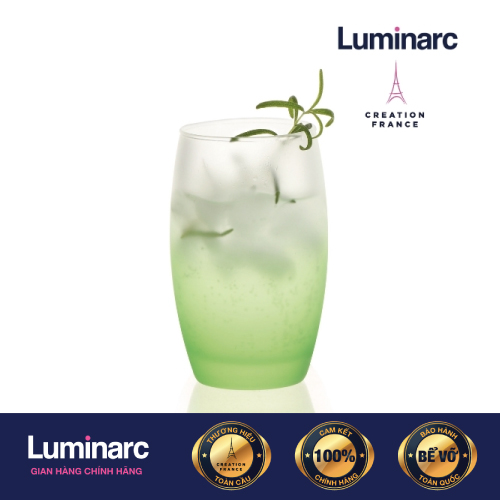 Bộ 2 Ly Thuỷ Tinh Cao Luminarc Salto Frost Lime 350ml - LUSAQ3177