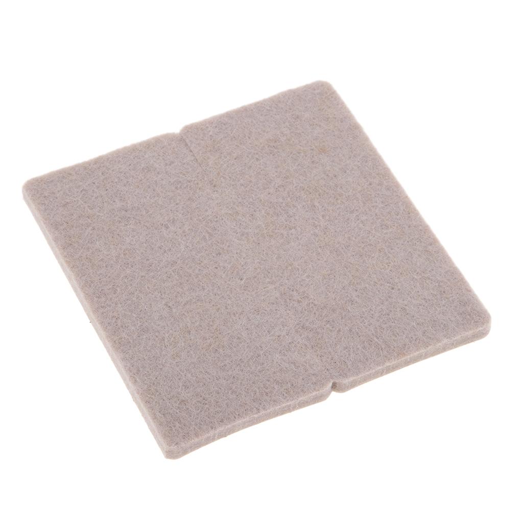 Premium Felt Pad Chair Pads Furniture Laminate Wood Floor Protectors 42x85mm