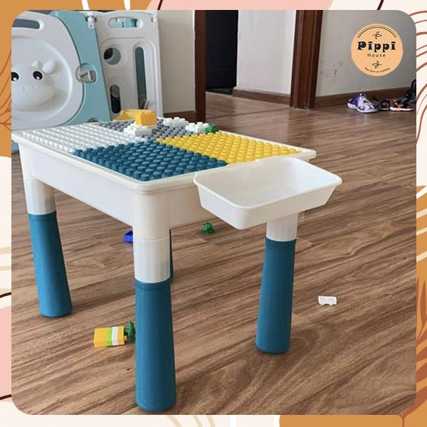 Bộ Bàn Ghế ghép hình Đa Năng 102 Chi Tiết Cho Bé Lắp Ghép Dễ Dàng
