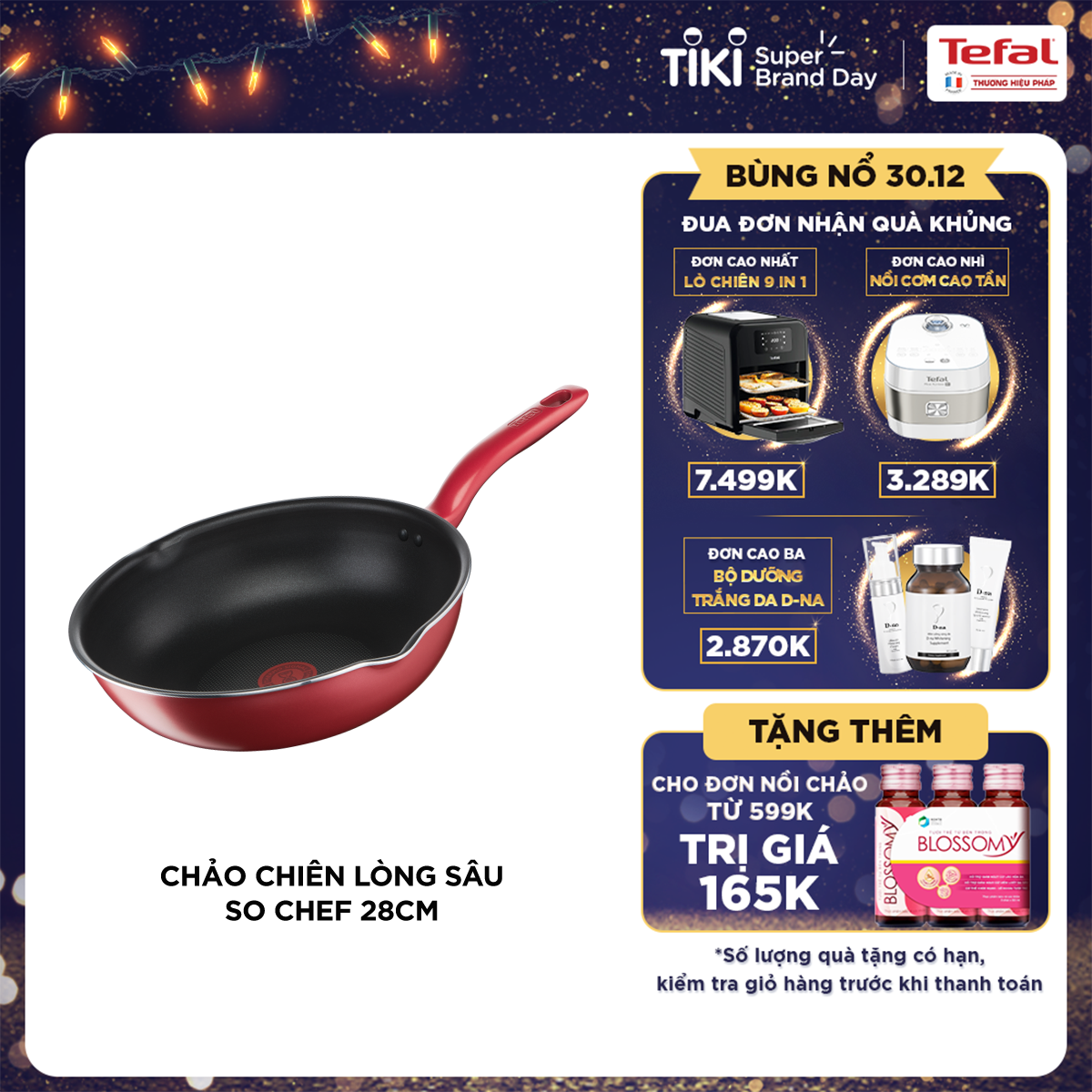 Chảo sâu lòng chống dính đáy từ Tefal So Chef