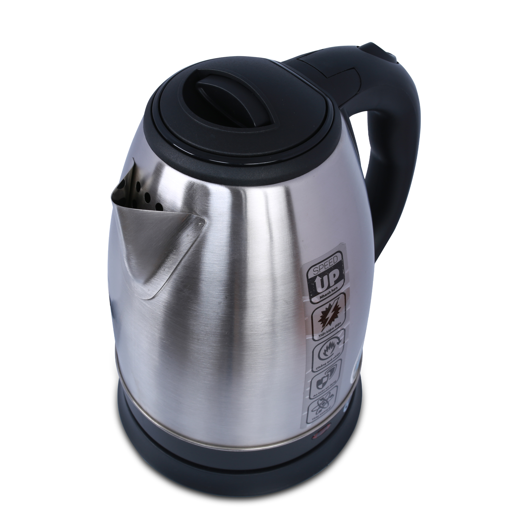 Bình đun siêu tốc Comet CM8219 – Dung tích 1.8L, công suất 1500W – Ruột inox 304 chống bỏng, tự ngắt an toàn – Hàng chính hãng bảo hành 12 tháng