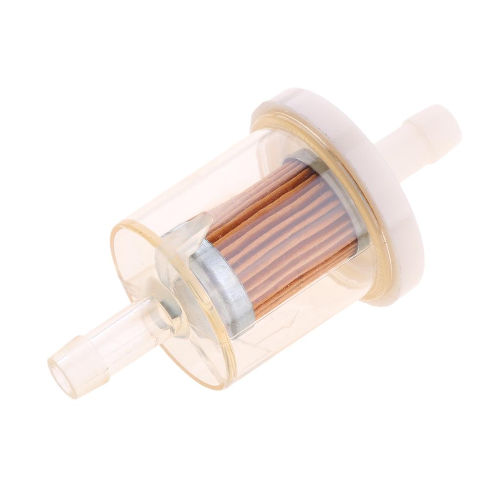 Universal Motorcycle 7mm In-line Gas Carburetor Fuel Filter for Honda