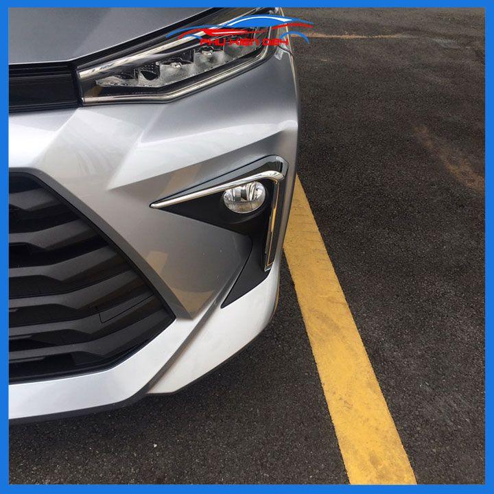 Ốp viền đèn gầm trước sau xe Avanza 2022-2023 mạ Crom chống trầy trang trí làm đẹp xe