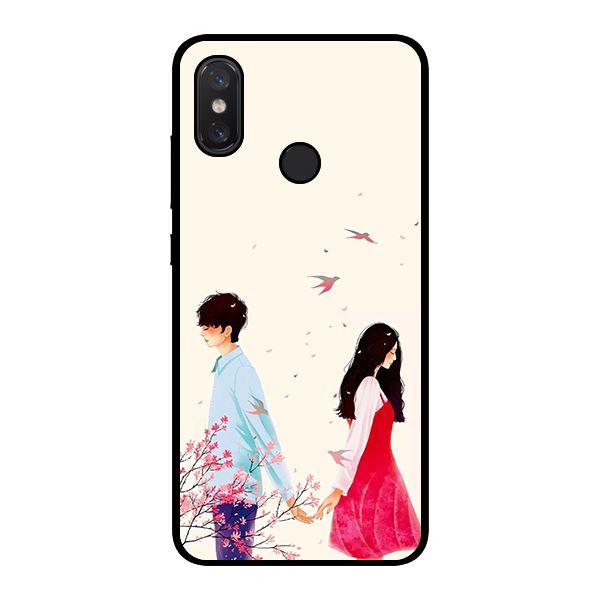 Ốp lưng dành cho điện thoại Xiaomi Mi 8 Anime Boy Girl