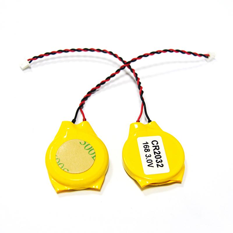2 cái/lốc CR2032 Pin 2032 Dây 2pin Laptop Bo Mạch Chủ BIOS CMOS Pin Có Dây Tháo Lắp Pin Phụ Kiện & Các Bộ Phận