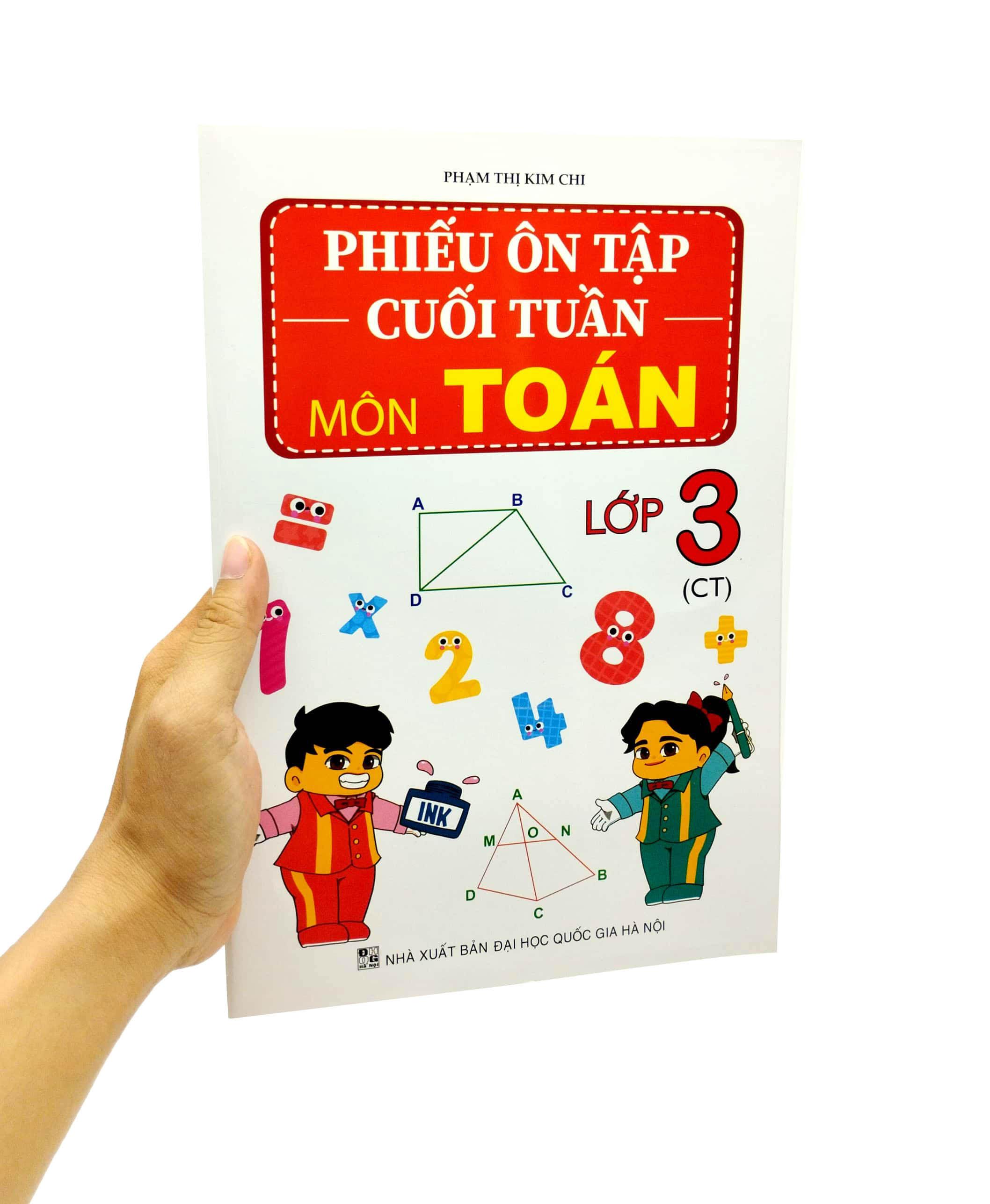 Phiếu Ôn Tập Cuối Tuần Môn Toán Lớp 3 (CT)