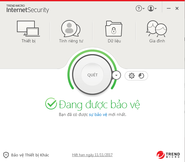 Phần Mềm Diệt Virus Trend Micro Internet Security Bản Quyền 3PC 12 Tháng - Hàng chính hãng