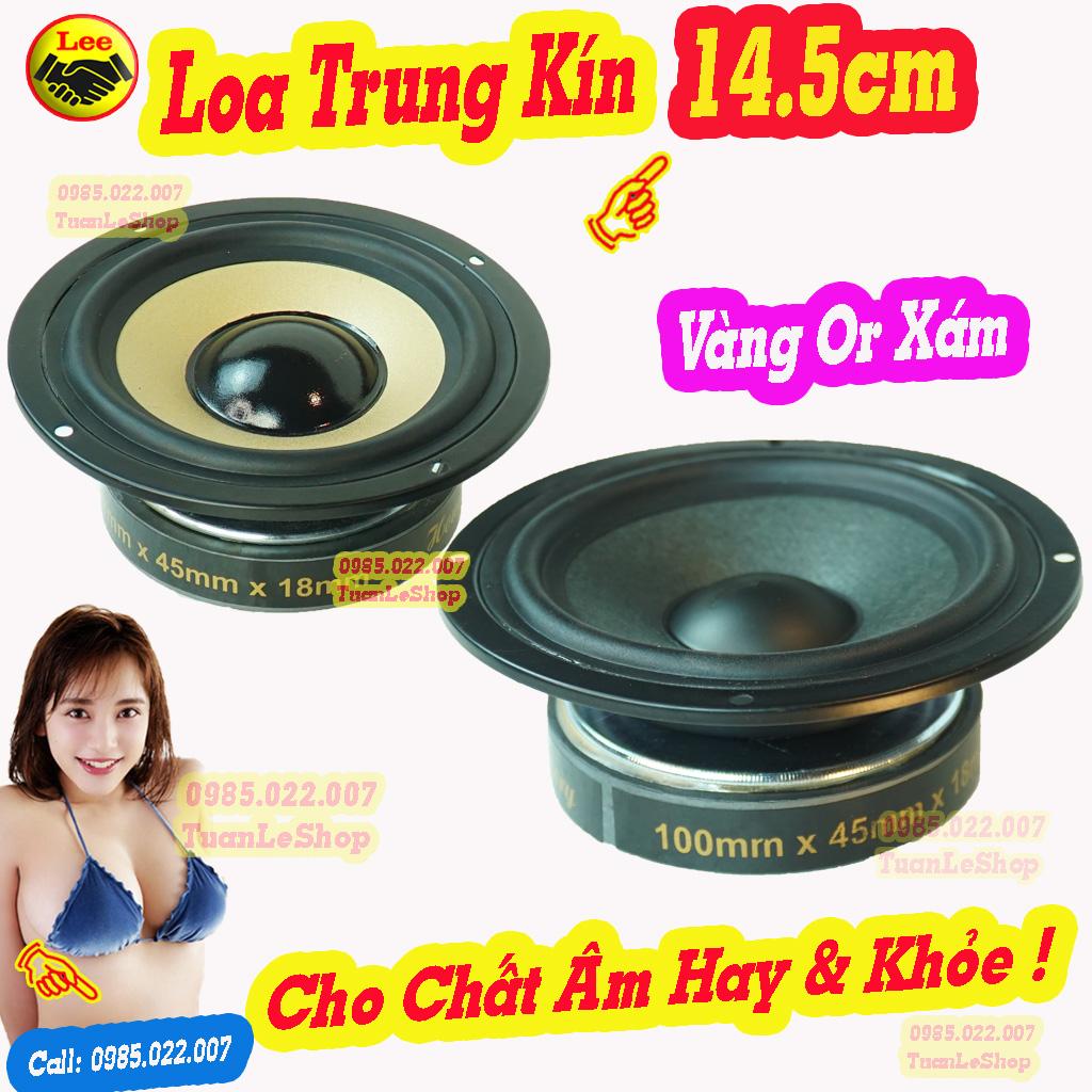 Loa Trung Kín 14cm Hồng Kỳ, Loa Mid 14cm- Hay Loa Trung 12 – Giá 02 Loa Mid 12 Màng Vàng