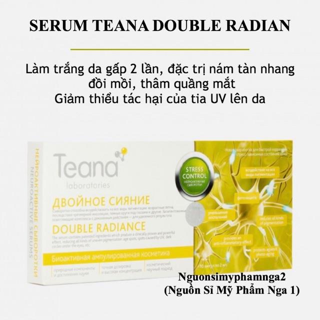 Serum Teana Double Radiance dưỡng trắng da, mờ nám đồi mồi, thâm mắt