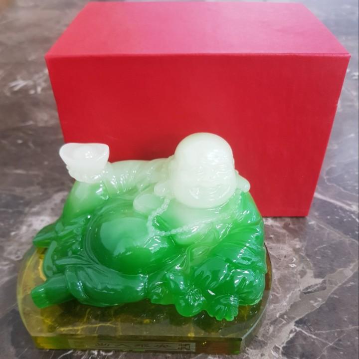 Tượng Phật Trang Trí Phong Thủy Trong Nhà Và Taplo xe ô Tô - 2 màu: Vàng và Xanh - Mã: TP-DL03