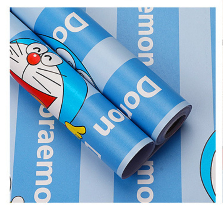 20M DECAL GIẤY DÁN TƯỜNG KEO SẴN KHỔ 45CM MẪU DOREMON DOREMI